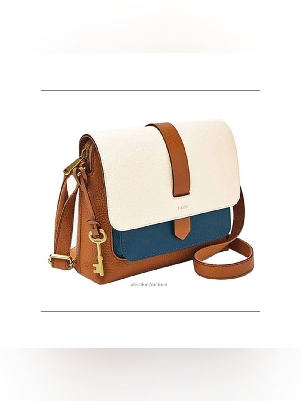 Like New! Fossil Kinley Small CrossBody Leather Women's Bag